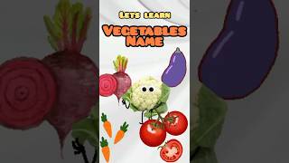 Vegetables Name in Hindi & English🍅सब्जियों के नाम #vegetables #name #kidslearning #shorts