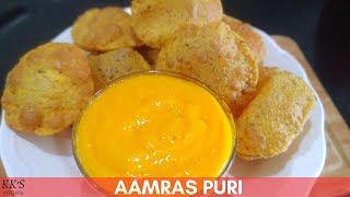 AAMRAS | MASALA PURI | आमरस और फूली फूली मसाला पूरी | AAMRAS PURI | MANGO RAS | KK'S KITCHEN