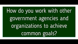 FCCMA Perspectives: Government Agency Collaboration