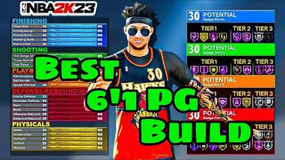 Best 6’1 Point Guard Build 2k23 Season 6