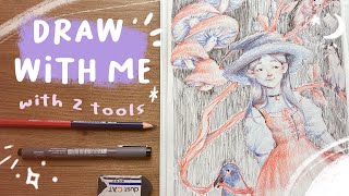 ✨Sketchbook Session #1// Drawing Witch's Friends with LYRA duo + Staedler fine liner ✨