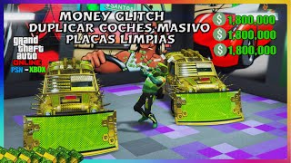 SOLO MONEY GLITCH - DUPLICAR COCHES MASIVO MATRICULAS LIMPIAS GTA V ONLINE SUPER FACIL PSN - XBOX