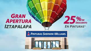 Iztapalapa se pinta con Sherwin-Williams.