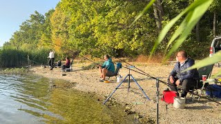 🐠🐟 ОСЕННЯЯ РЫБАЛКА с НОЧЕВКОЙ в ЧЕРНОМ ЛЕСУ / ФИДЕР / КУХНЯ на КОСТРЕ / УХА / ПЕЧЕНЕГИ / 2 ЧАСТЬ🐠🐟