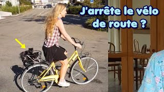 J'arrête le vélo de route. Voici mes chatons