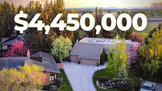 Inside a $4,450,000 Luxury Home in the exclusive Bel-Aire! Calgary Real Estate Tours 2021