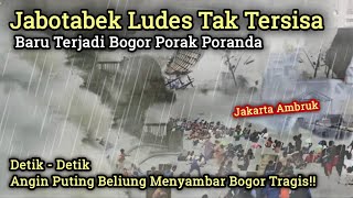 Tempat hari ini..!!Gempar angin puting beliung menyapu bersih kota Bogor ribuan korban berserakan..!