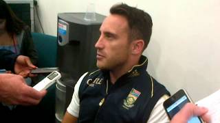 Faf du Plessis interview