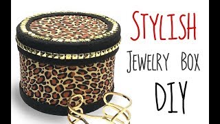 DIY Stylish Jewelry Box Tutorial