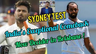 Bat-Ball Talks - Sydney Cricket Test - India's Exceptional Comeback