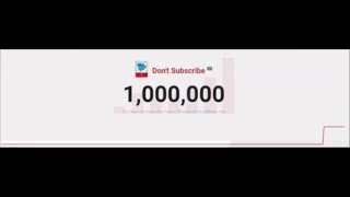 Don't Subscribe hit1 million subscribers!