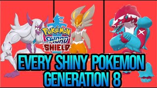 All Shiny Pokémon Evolutions in Gen 8 Sword and Shield (Animated Sprites)