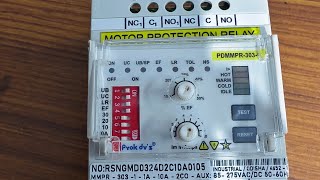 Motor Protection Relay of Prok dv's Model PDMMPR-303-1 #motor #relay @industrialtechnical