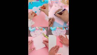 Which video do you like?1,2,3 or 4??#shortvideo #youtubeshorts #shors #diy #craft #cute #papercraft