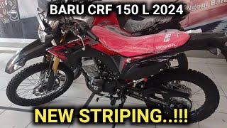 HONDA CRF 150 L 2024 STRIPING BARU #hondacrf150l #crf150l #hondacrf #crf150 #hondacrf150 #crf #honda