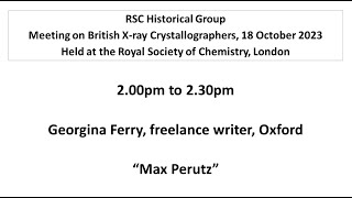 Georgina Ferry: Max Perutz