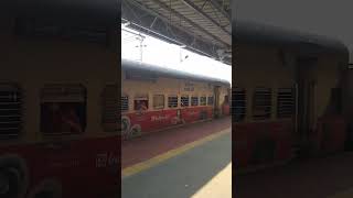 Pinakani Exp running on Platform no 3 of Ongole Railway Station