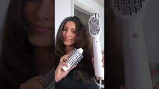 Revlon One Step vs T3 Airbrush Duo #revlononestephairdryer #hairshort #hairtutorial #hairtools