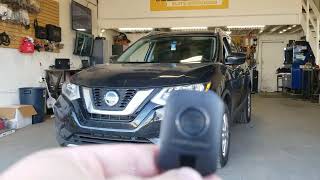 2017 Nissan Rogue we installed a Compustar R5 2 way remote start system into