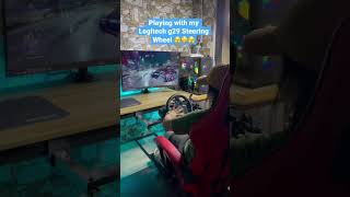 When a girl try to drift - Logitech g29 | Steering Wheel #needforspeedheat #logitechg29 #drift