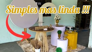 FESTA SIMPLES 15 ANOS, veja como foi a DECORAÇÃO !