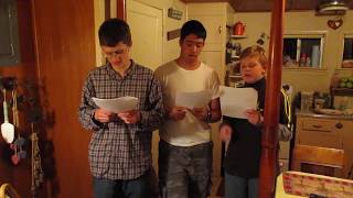 Julian Cabins Christmas Carols by the reluctant boys!