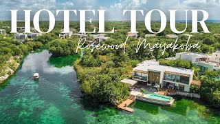 INCREDIBLE Luxury Suite at Rosewood Mayakoba - Deluxe Overwater Lagoon Suite Tour in 4K