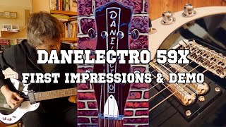 DANELECTRO 59X - first impressions and demo!