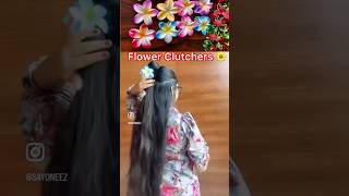 FlowerClutcher Rs 49 Order now 7988800576 #longhair #hairstyle #clawclips #hairtutorial #viralshorts