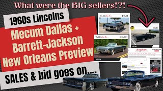 Lincoln Continentals - Mecum Dallas + Barrett-Jackson New Orleans Preview