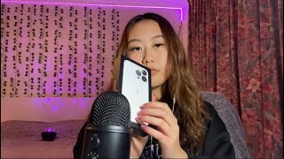 ASMR tapping on apple boxes part 2