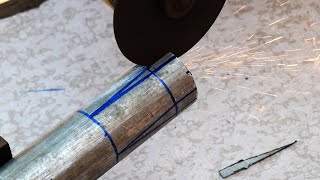 Round Pipe Secret, How a Welder Does It On Pipe Of Different Sizes