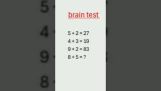 brain test only for genius 🤔🤔