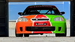 Onboard lap - One Raceway, Honda Civic EK JACCS tribute