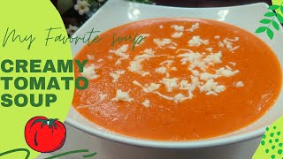 Tomato Soup Recipe: How To Make Delicious Tomato Soup At Home🍅شوربة الطماطمم