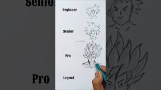 How to draw Goku 😱🔥😲#art #drawing #shorts #youtubeshorts #howtodraw #goku