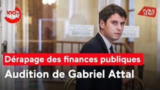 [Direct Sénat] 🔴 Dérapage des finances publiques : audition de Gabriel Attal