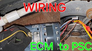 ECM TO PSC MOTOR REPLACEMENT/ CONVERSION WIRING pt 4