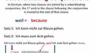 Coordinating and Subordinating Conjunctions in German - www.germanforspalding.org