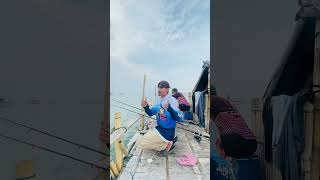 Wow menarik ikan besar #fishing #predatorrawa #bassfishing #mancingrawa #vidioshort #shortvideo