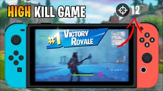 HIGH KILL NINTENDO SWITCH FORTNITE GAMEPLAY // Fortnite Nintendo Switch Fast Builder