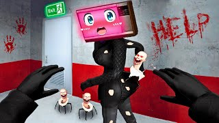 TV Woman x TV Man LOVE STORY 7 & TV Man SAVES TV Woman In Garry's Mod!