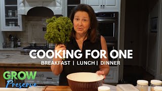 Cooking for One: Batch Cooking || Using Leftovers || No Waste