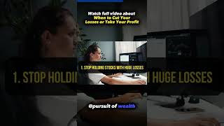 When to cut your losses or take your profits https://youtu.be/Q3qOwCKZ_H4