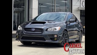 Subaru WRX 6-Speed AWD For Sale Walk-Around Exterior Interior Quick Tour at Carmel Motors Indy