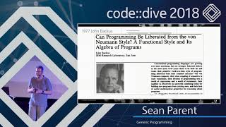 Generic Programming - Sean Parent - code::dive 2018