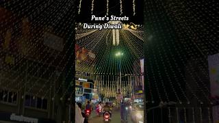 Diwali Decorations | Street Lighting | Diwali Shopping #diwali2024 #punefestival