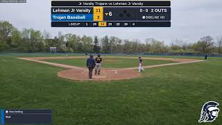 Trojan Baseball vs. Lehman Jr Varsity (2024.04.27)