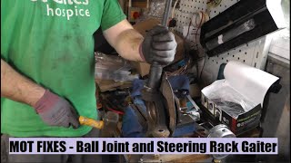 CRX Part 23 : MOT Fixes Front Ball Joint and Steering Rack Gaiter