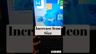 How to change screen icons size in laptop computer shortcut key 🔥✅ #shorts #video #tech #treding